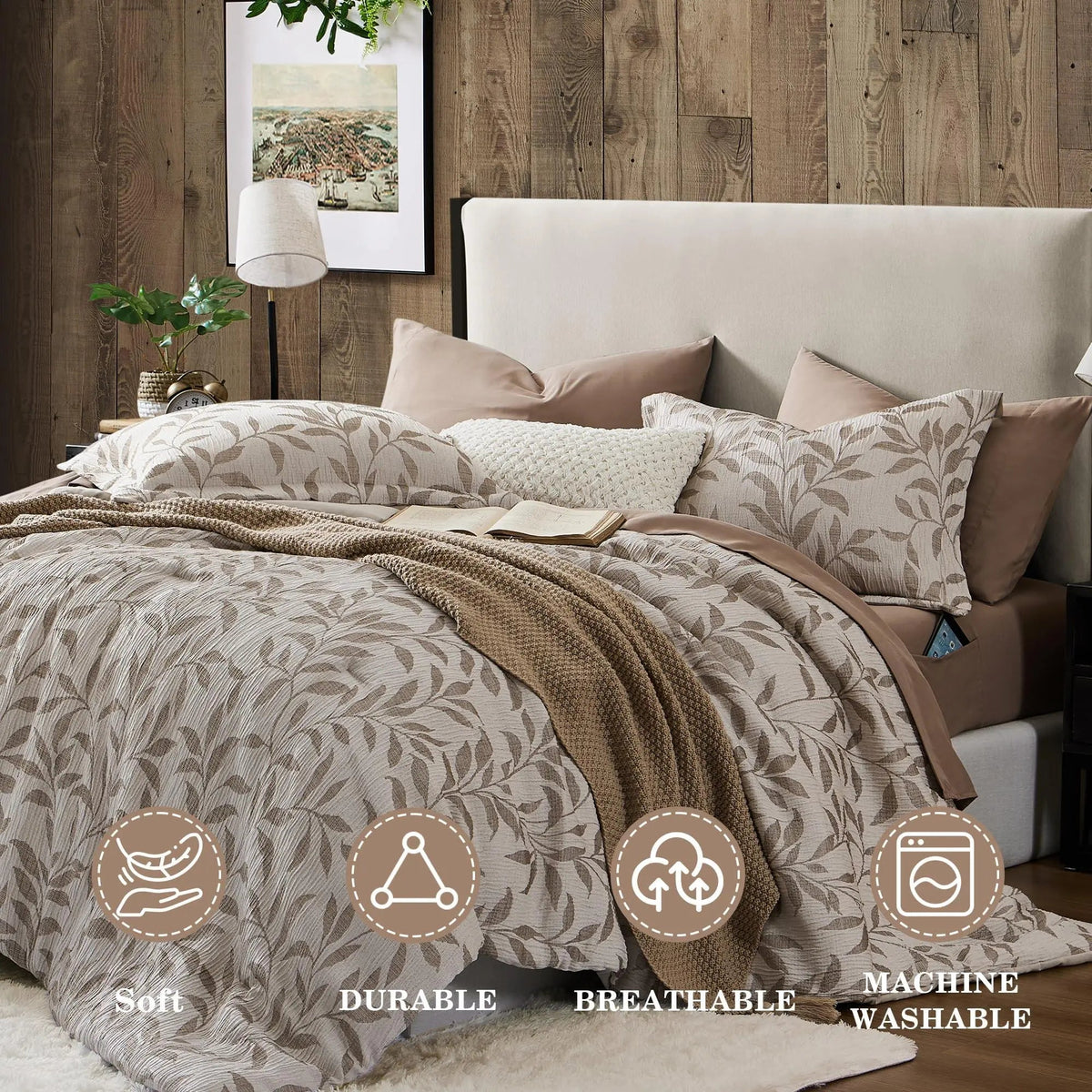 Sleepwyn Floral Duvet Cover Set (4 Pcs)