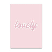 Minimalist Aesthetic Pastel Flowers Canvas Posters