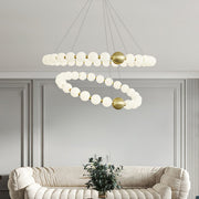 Acrylic Pearls Chandelier
