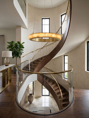 Alabaster Avalon Halo Chandelier