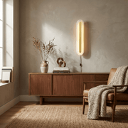 Alabaster Rounded Plug-in Wall Light
