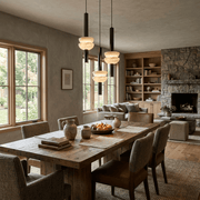 Alabaster Column Pendant Lamp