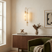 Alabaster Cylinder Wall Light