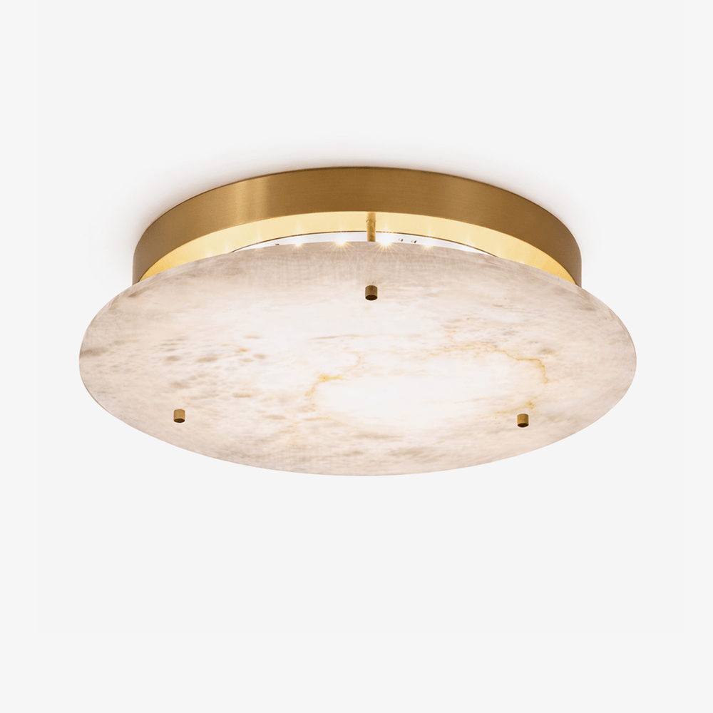 Alabaster Disc Ceiling Lamp