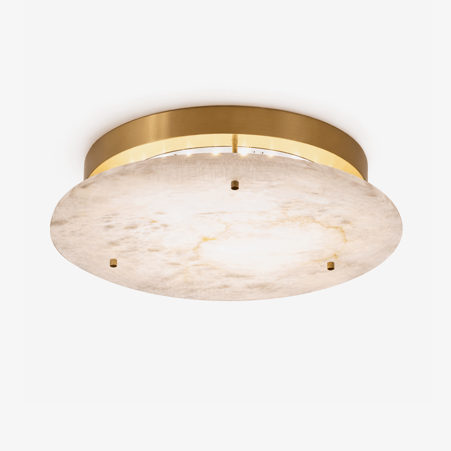 Alabaster Disc Ceiling Lamp
