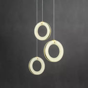 Alabaster Ring Pendant Light