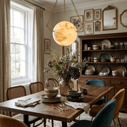Alabaster Sphere Pendant Lamp