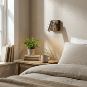 Alder Wood LED Reading Wall Sconce
