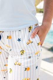 Women's Lounge Pants in Amalfi Coast