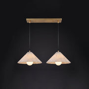 Amara Alabaster Cone Pendant Lamp