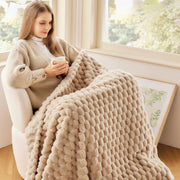 Sleepwyn 3D Clouds Silky Flannel Fleece Blanket