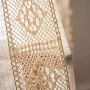 Sleepwyn Boho Tassel Cotton Linen Curtains Set (2pcs)