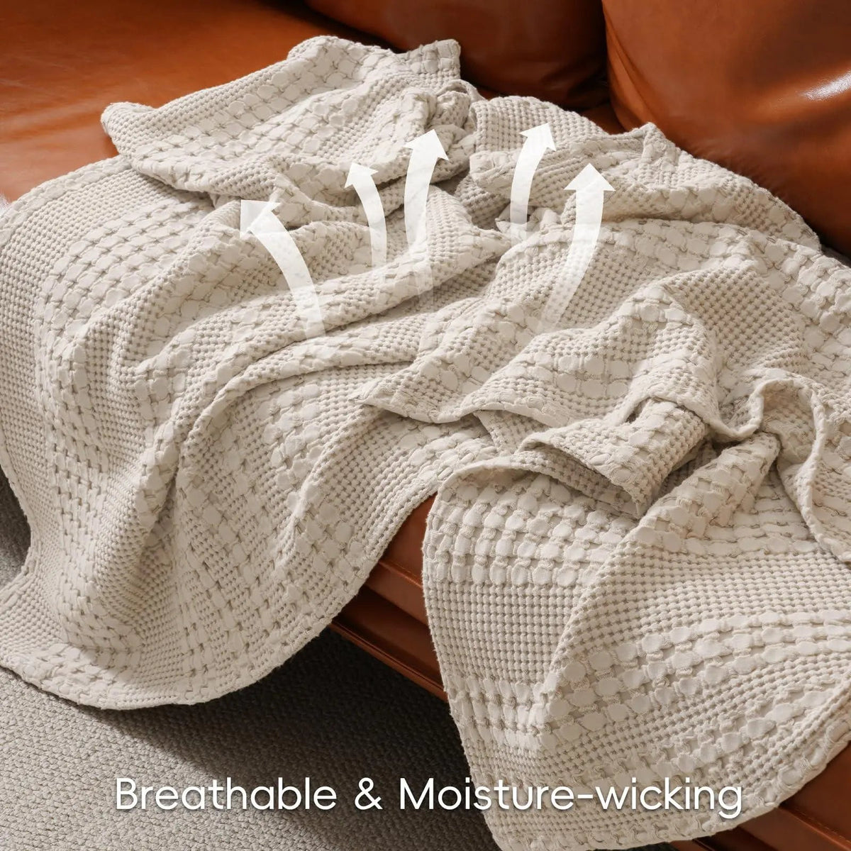 Sleepwyn Cotton Waffle Weave Summer Blanket