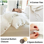 Sleepwyn Cotton Solid Duvet Cover Set