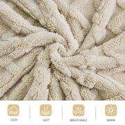 Sleepwyn Soft Woolen Blanket with Lamb Velvet