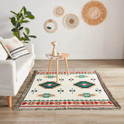 Sleepwyn Aztec Boho Woven Throw Blanket