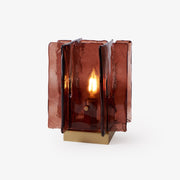 Amber Building Block Table Lamp