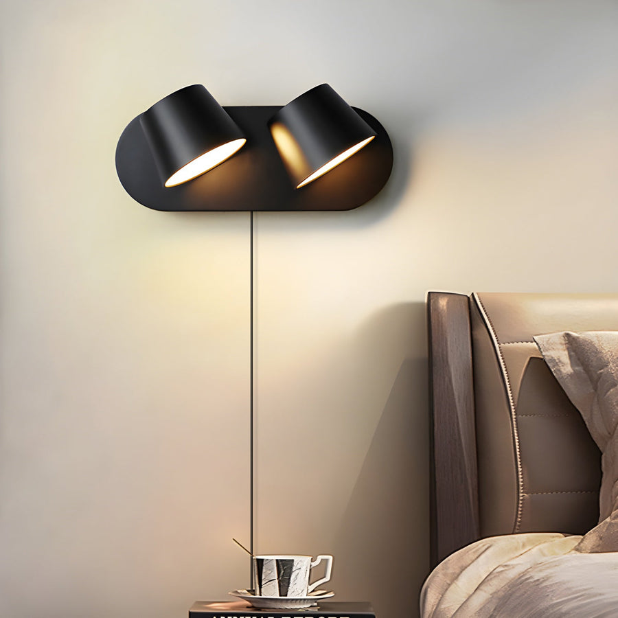 Angle Adjustable Plug-in Wall Lamp