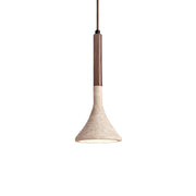 Verano Travertine Cone Pendant Light