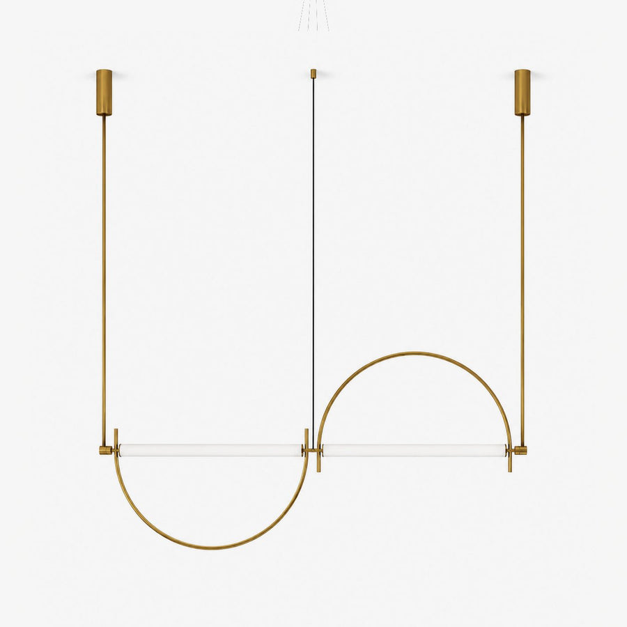 Arched Linear Led Chandelier