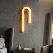Arlo Loop Alabaster Wall Light