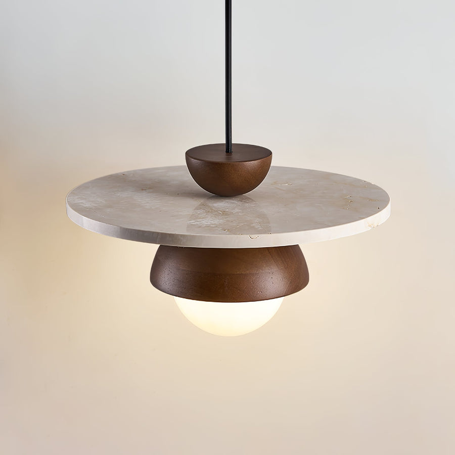 Arlo Travertine Pendant Light