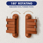 Sleepwyn Rotating Wood Hook Rack