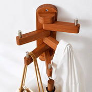 Sleepwyn Rotating Wood Hook Rack
