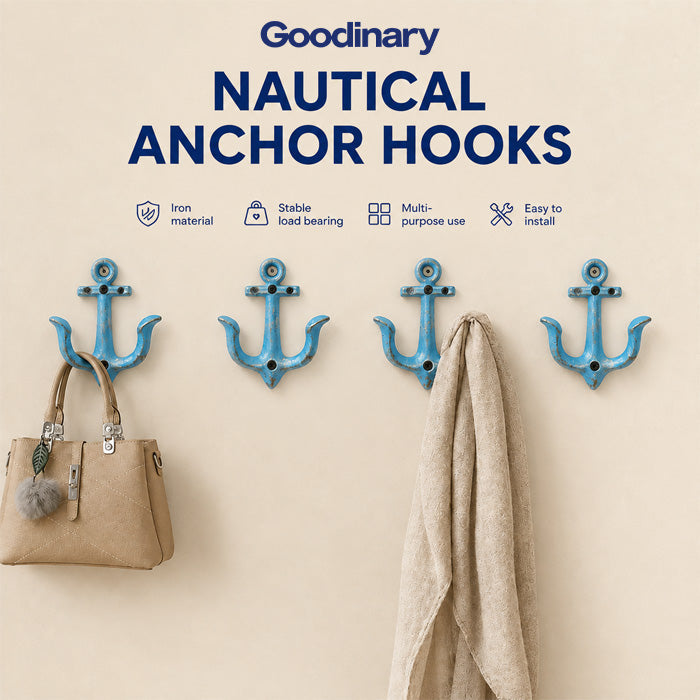 Sleepwyn Nautical Anchor Hooks