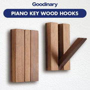 Sleepwyn Piano Key Wood Hooks (2 Pcs)