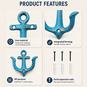 Sleepwyn Nautical Anchor Hooks