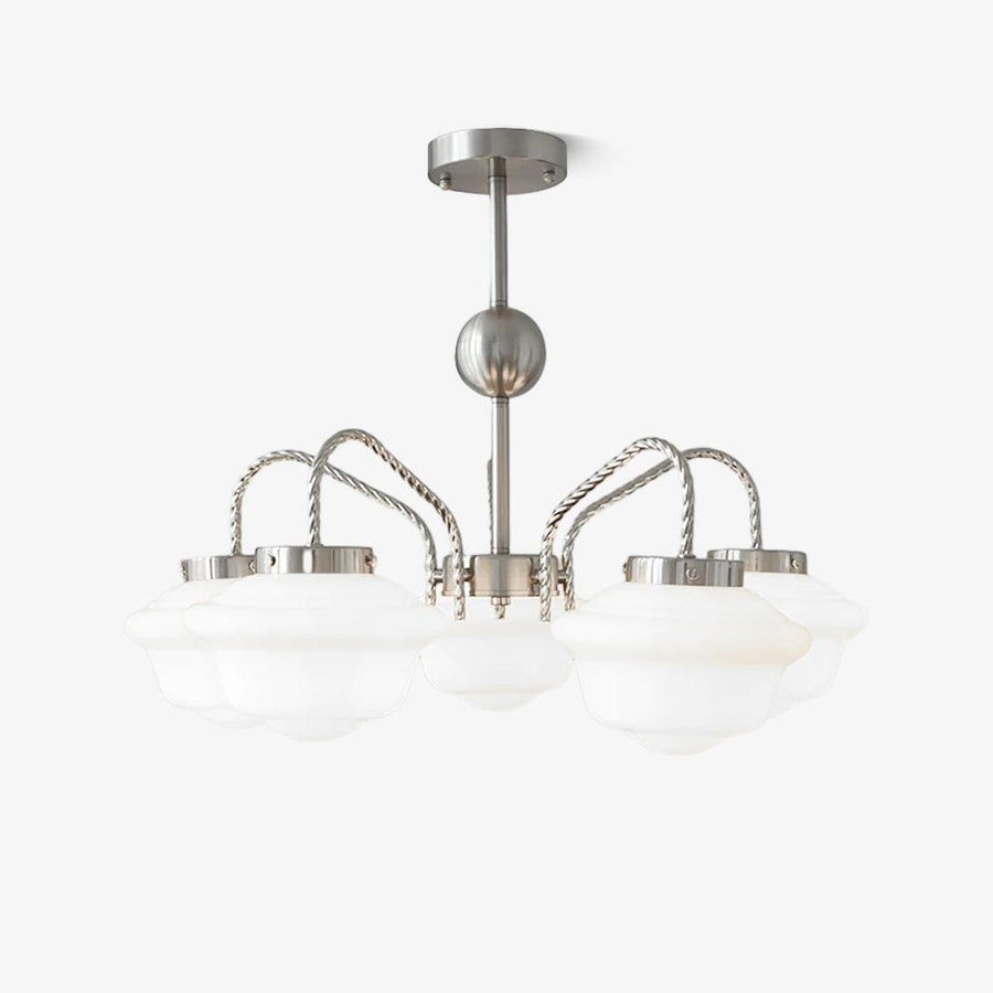 Ashford Tiered Opal Glass Chandelier