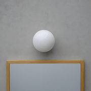 Aura Globe Glass Wall Light