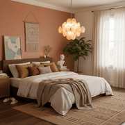 Aurelia Apricot Glass Chandelier