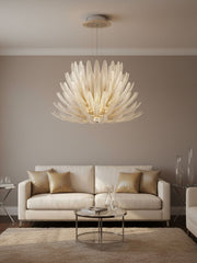 Aurelia Glass Petal Chandelier