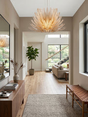 Aurelia Glass Petal Chandelier