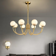 Aurelian Alabaster Globe Chandelier