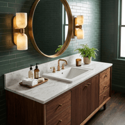 Aurelian Twin Alabaster Wall Light