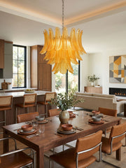 Aurelium Cascade Glass Chandelier