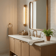 Aurevane Ribbed Glass Wall Sconce