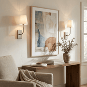 Aurevia Alabaster Tapered Shade Wall Sconce