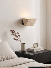 Aven Travertine Wall Sconce