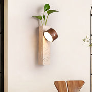 Axis Wood Rechargeable Wall Light