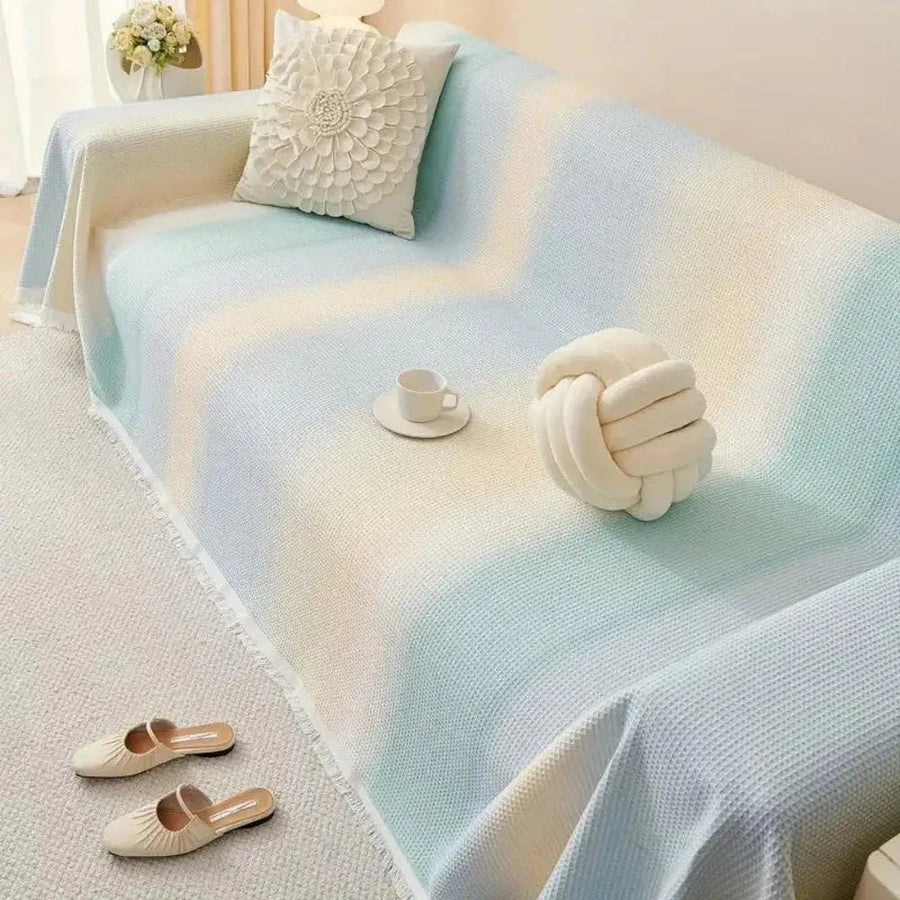 Sleepwyn Rainbow Waffle Elastic Sofa Cover
