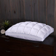 Goose Down Pillow - 600 Thread Count French Pleated