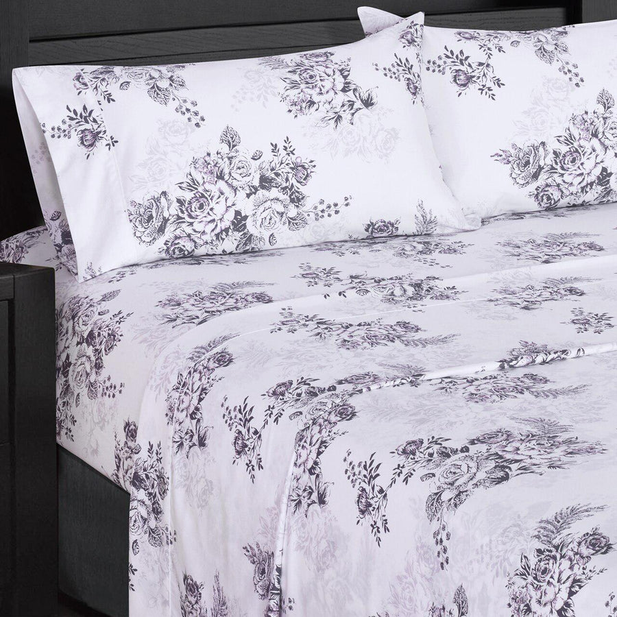 Floral Printed Sheet Set - 300 Thread Count