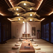 Bamboo Frame Pendant Lamp