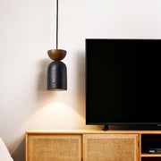 Basalt Walnut Drop Pendant Light