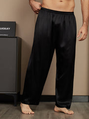 100% Mulberry Silk Long Relaxed Pajama Pants