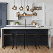 Bottle Glass Pendant Light